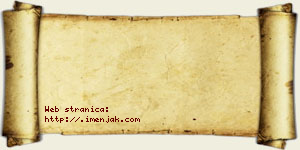 Una Stojadinović vizit kartica